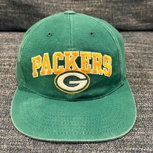 Vintage Green Bay Packers YOUTH Hat Embroidered Logo Adjustable SnapBack